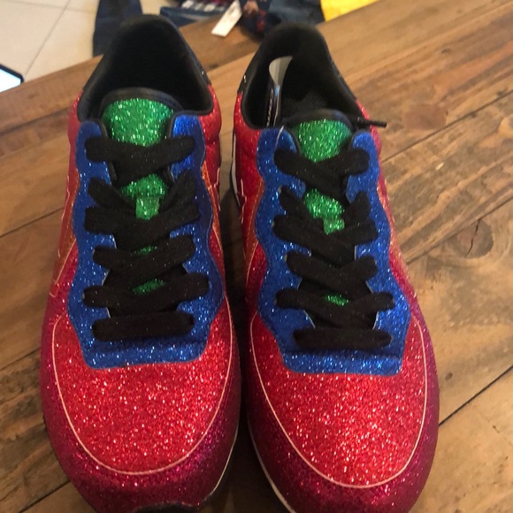 Converse Shoes - JW Anderson Thunderbolt glitter low tops